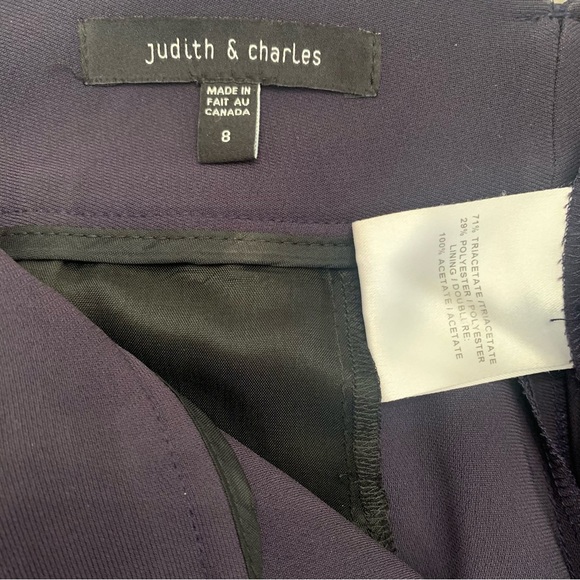 Judith & Charles Navy ‘Takashi’ Pants - Size 8! - Picture 3 of 4